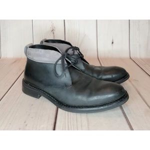 Cole Haan Black and Gray Men's Chukka Boots